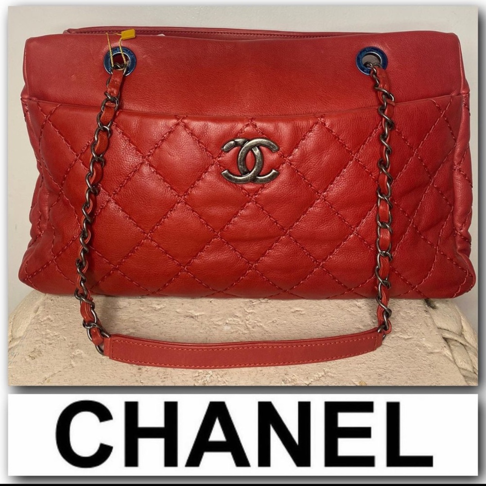 Chanel Lambskin Leather Tote